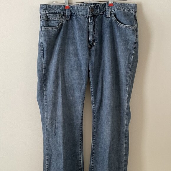 GAP Original Flare Women’s Size 10 Medium Wash Denim Blue Jeans Classic Pants - Picture 1 of 14